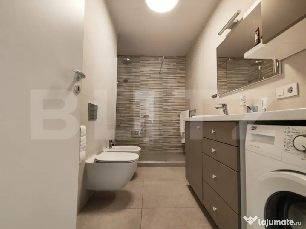 Apartament 2 camere, Ared, bucatarie separata, parcare acope 