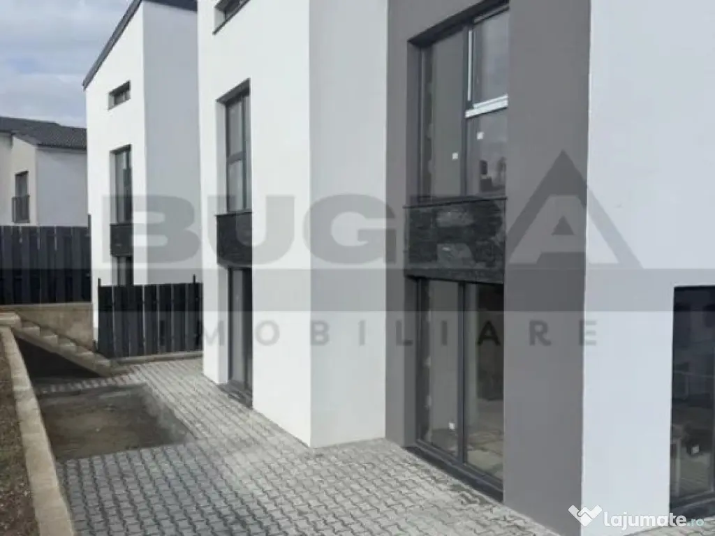 Casa cuplata, 115 mp, teren 495 mp, garaj, Dezmir 