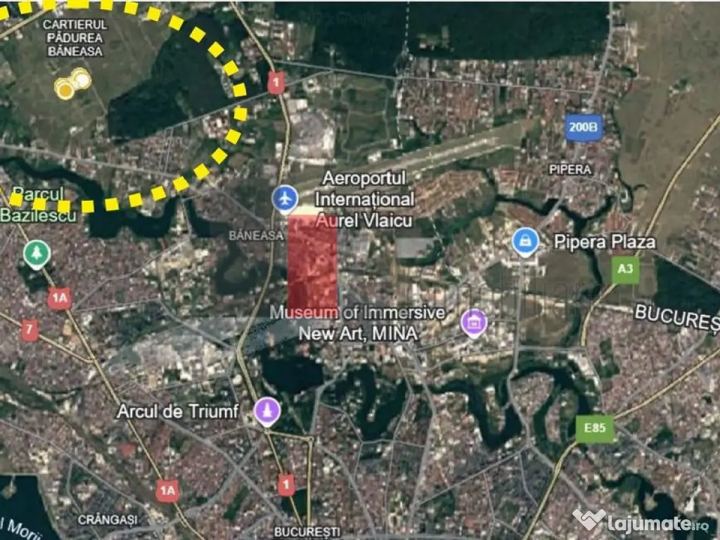 Teren cartier Padurea Baneasa 