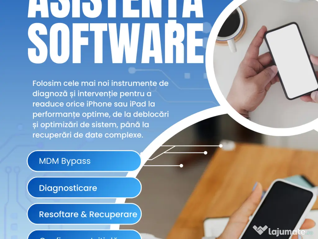 Asistență Software iPad / iPhone | Mentenanță iOS & Configurare MDM 