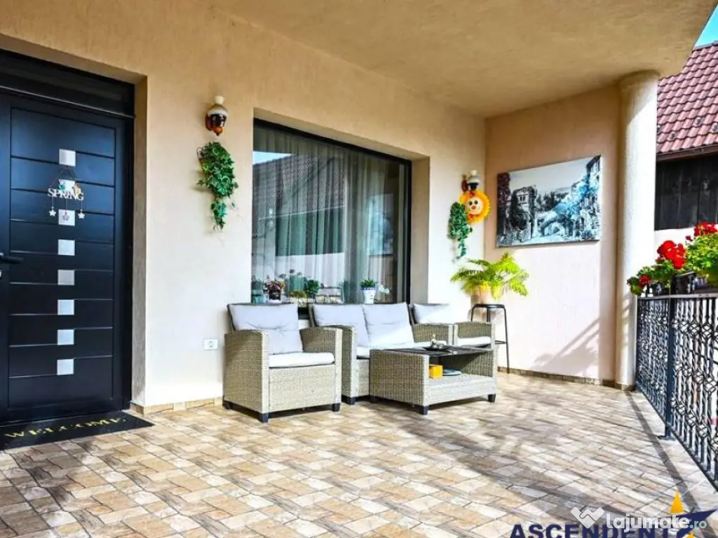 Pe 1.000 mp teren, vila eleganta, caracteristici notabile, S 