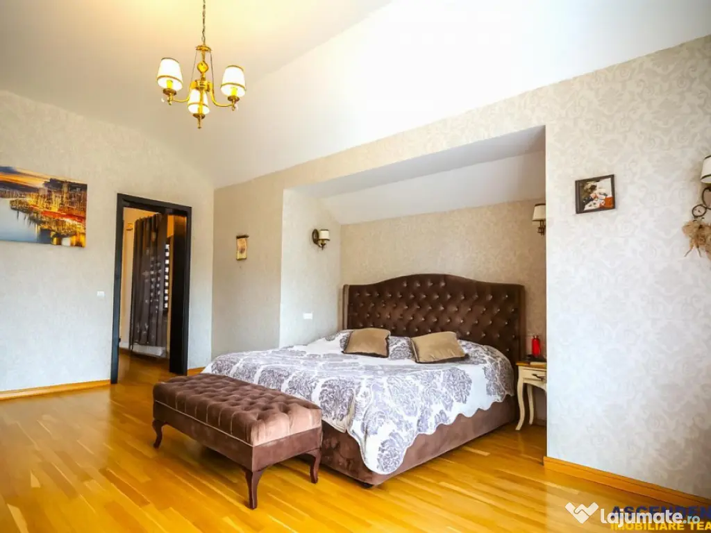 Pe 1.000 mp teren, vila eleganta, caracteristici notabile, S 