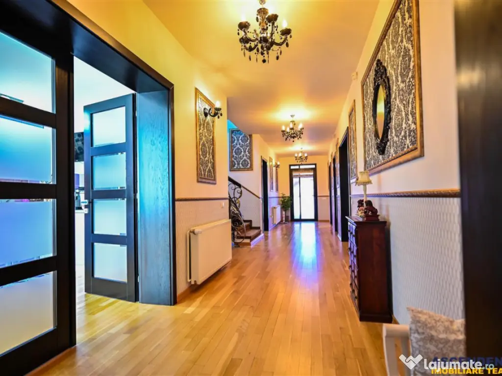 Pe 1.000 mp teren, vila eleganta, caracteristici notabile, S 