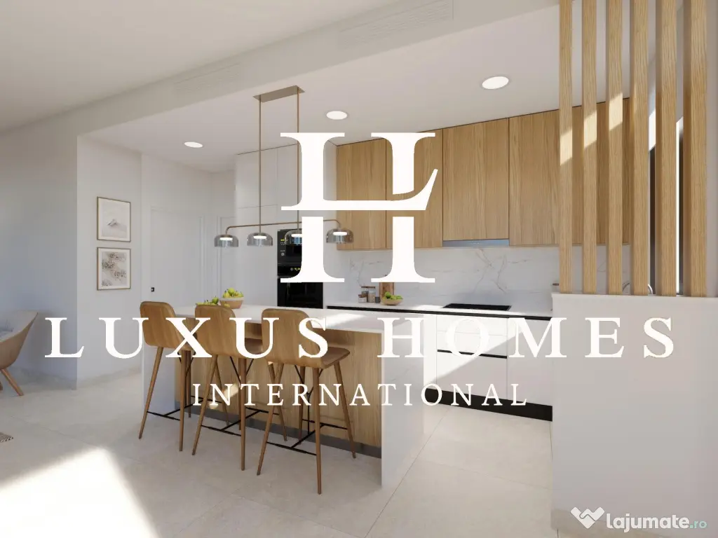 Vilă modernă cu piscină privată situată într-un resort de golf