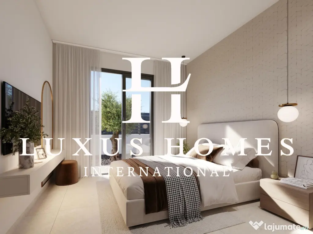 Vilă modernă cu piscină privată situată într-un resort de golf