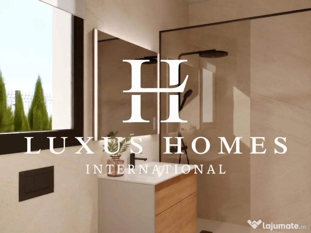 Vilă modernă cu piscină privată situată într-un resort de golf