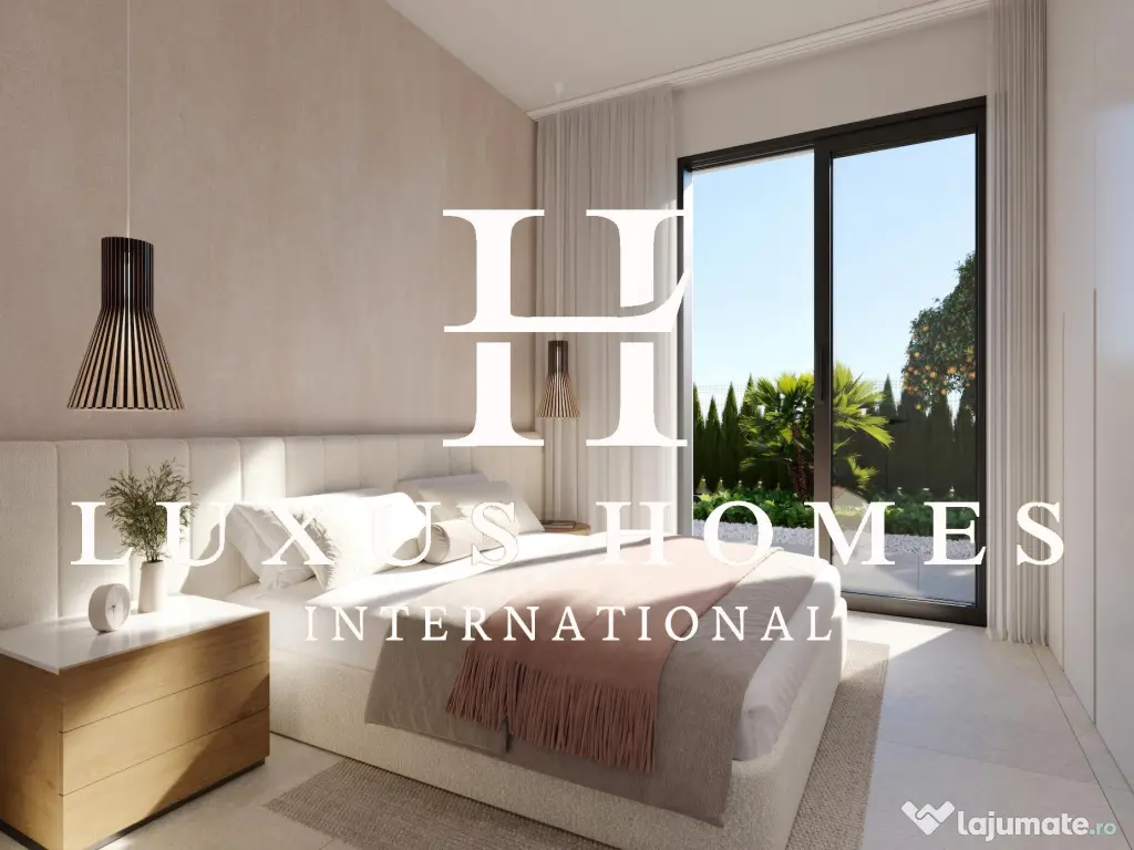 Vilă modernă cu piscină privată situată într-un resort de golf