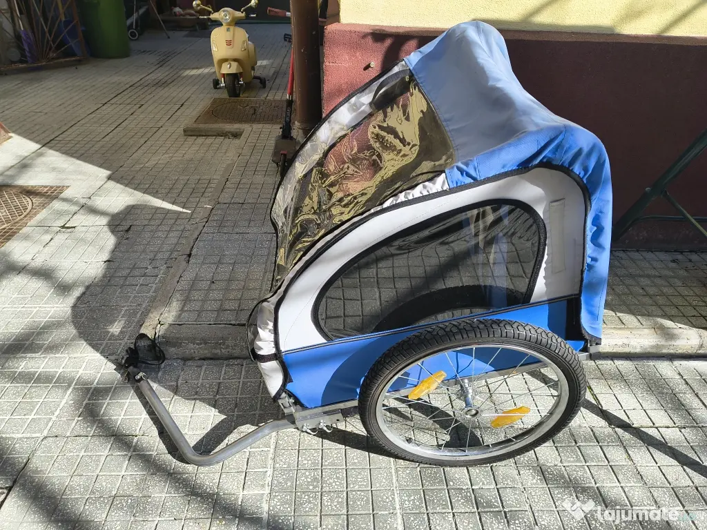 Vând remorcă pt. bicicletă 