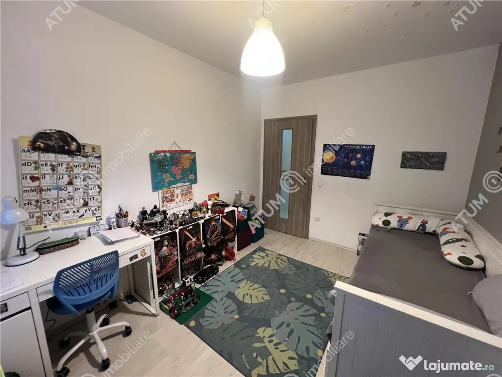 Apartament cu 3 camere 2 bai 2 balcoane etaj 2 zona Turnisor