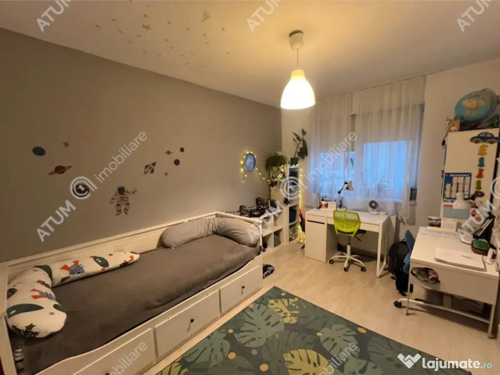 Apartament cu 3 camere 2 bai 2 balcoane etaj 2 zona Turnisor 