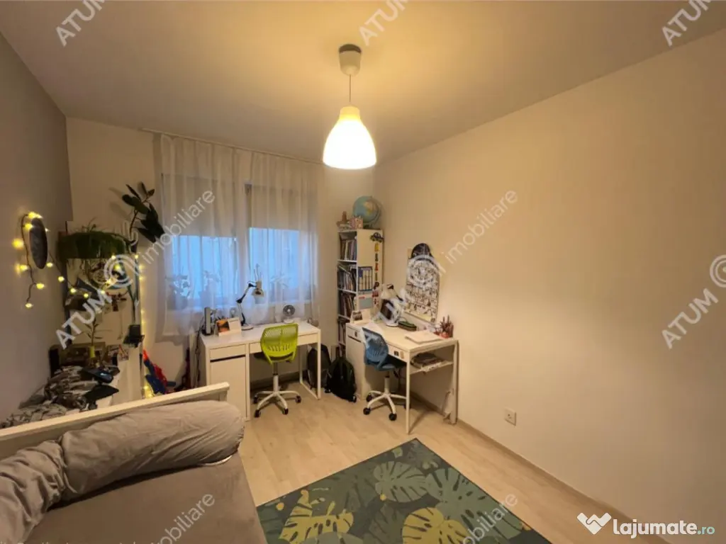 Apartament cu 3 camere 2 bai 2 balcoane etaj 2 zona Turnisor 