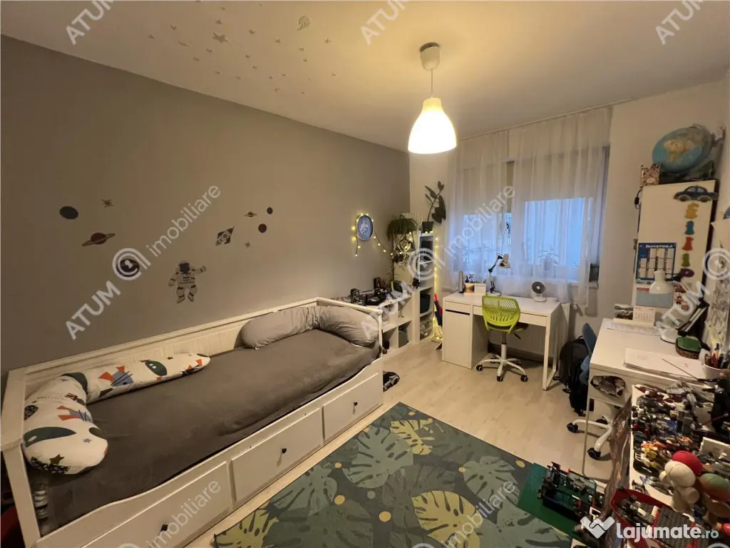 Apartament cu 3 camere 2 bai 2 balcoane etaj 2 zona Turnisor 