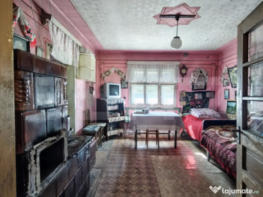 Două case bătrânești pe un teren generos de 4.605 mp, la 