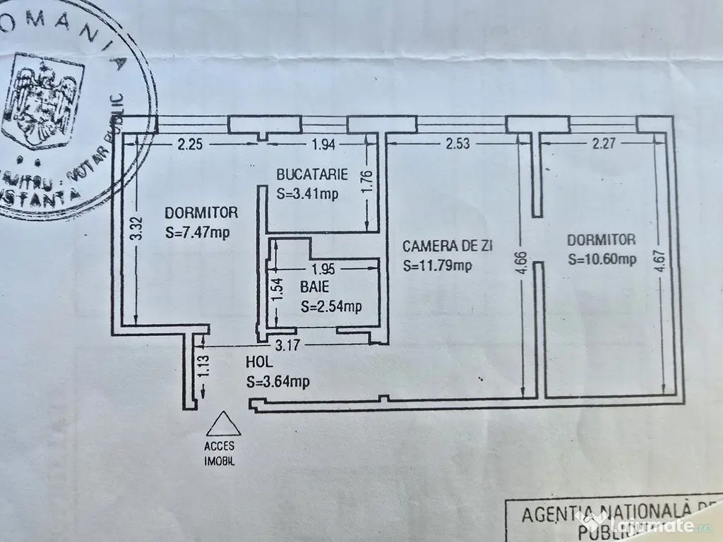 3 camere, Liceul Decebal, renovat. 