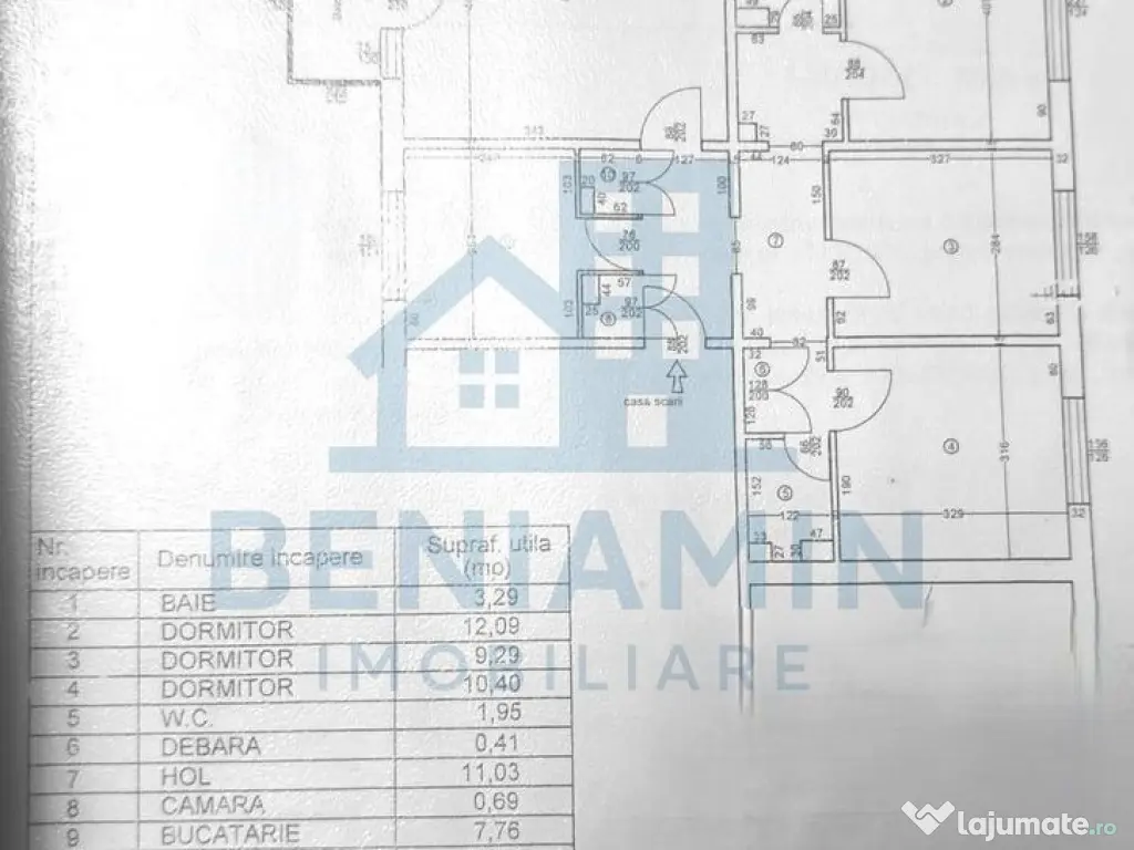 4 decomandate - 80mp - centrala proprie - renovat - Calea... 