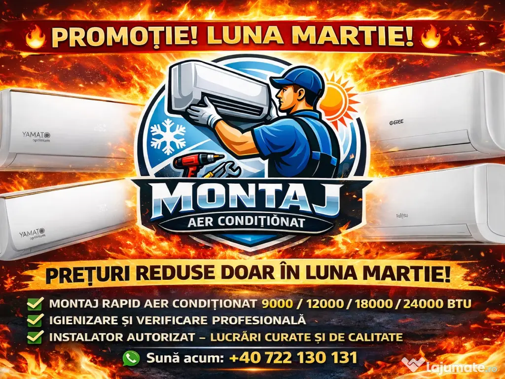Montaj profesional AER CONDITIONAT 