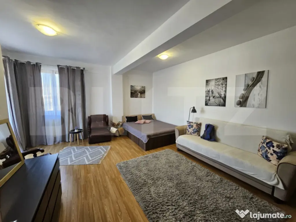 Apartament decomandat 43 mp utili, zona primariei 