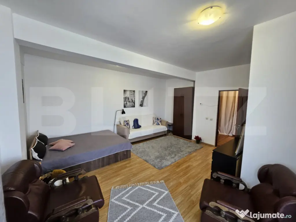 Apartament decomandat 43 mp utili, zona primariei 