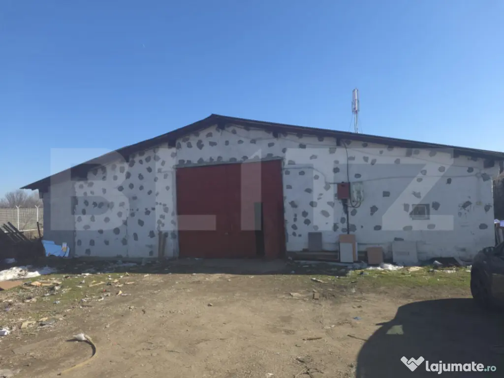 Hală producție/depozitare 1200 mp cu teren 2680 mp – acc 