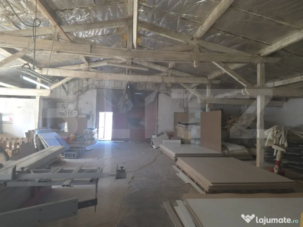 Hală producție/depozitare 1200 mp cu teren 2680 mp – acc 