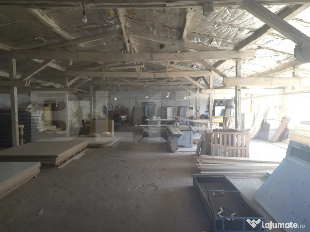 Hală producție/depozitare 1200 mp cu teren 2680 mp – acc 