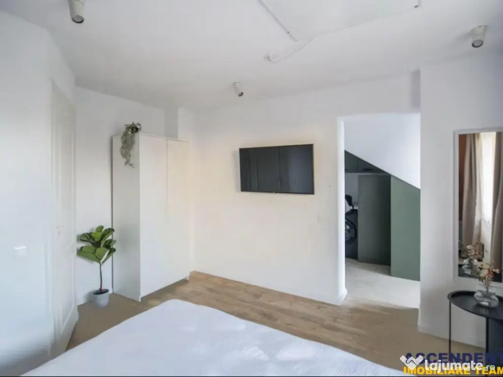 Cocheta garsoniera, la casa, mobilata, echipata, curte, Cent 