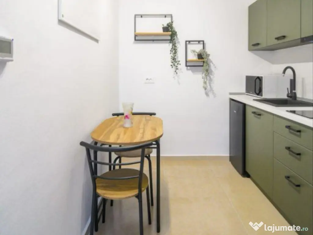 Cocheta garsoniera, la casa, mobilata, echipata, curte, Cent 