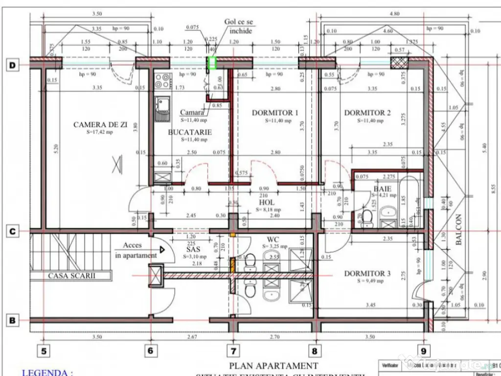 Apartament 4 camere spațios | Zona Piața Centrală Câmpin 