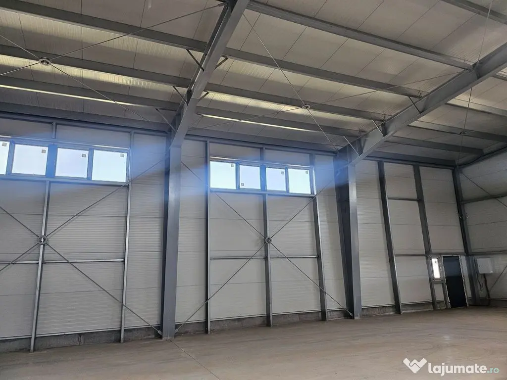 Hala ( 2 bucati ) 585 mp pretabil showrooms Popesti Leordeni 