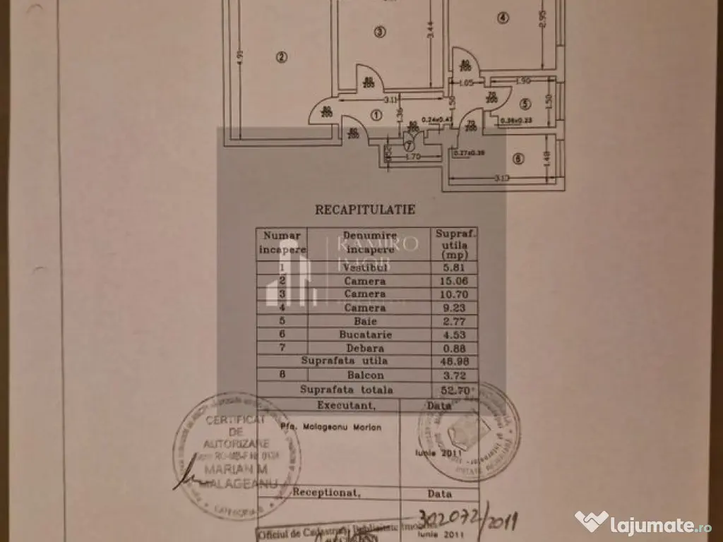 OCAZIE Apartament 3 camere decomandat Sos Giurgiului 