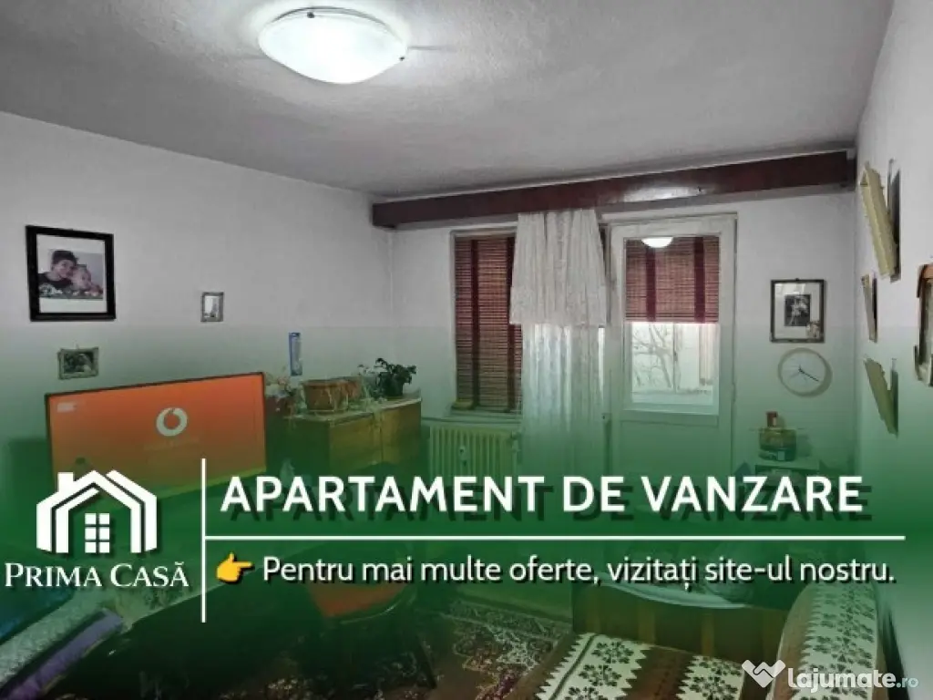 Apartament cu 2 camere zona Crang Stadionului etaj 3 din 4 