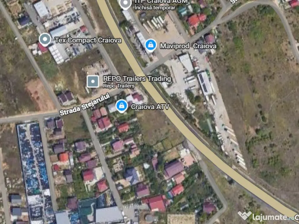 Teren 850 mp Centura de Nord, 25 m front, utilitati la 50 m 