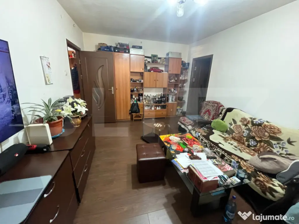 Apartament 2 camere parter – centrală proprie, bloc de c? 