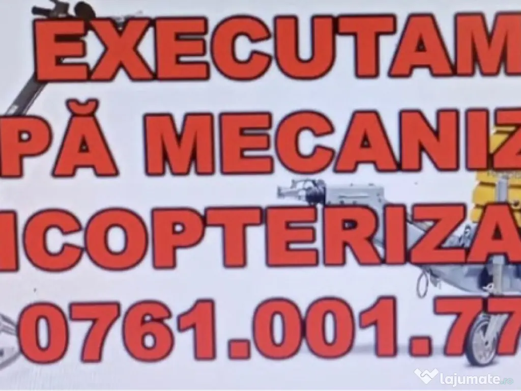 Șapă mecanizată elicopterizata 