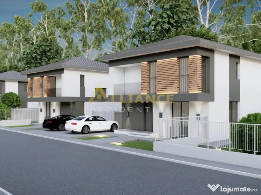 Casa individuala P 1E - 4 camere 2 bai - teren 330mp - 300m 