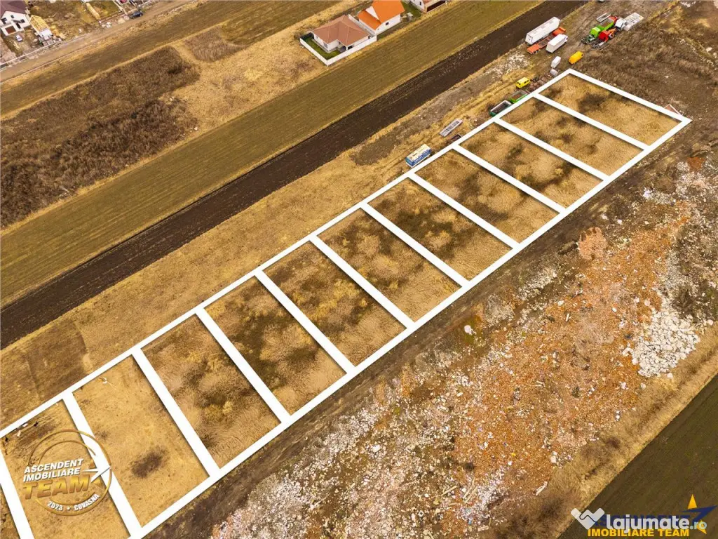 FILM! Terenuri intravilane de 680mp de , cu utilitati, Targu 