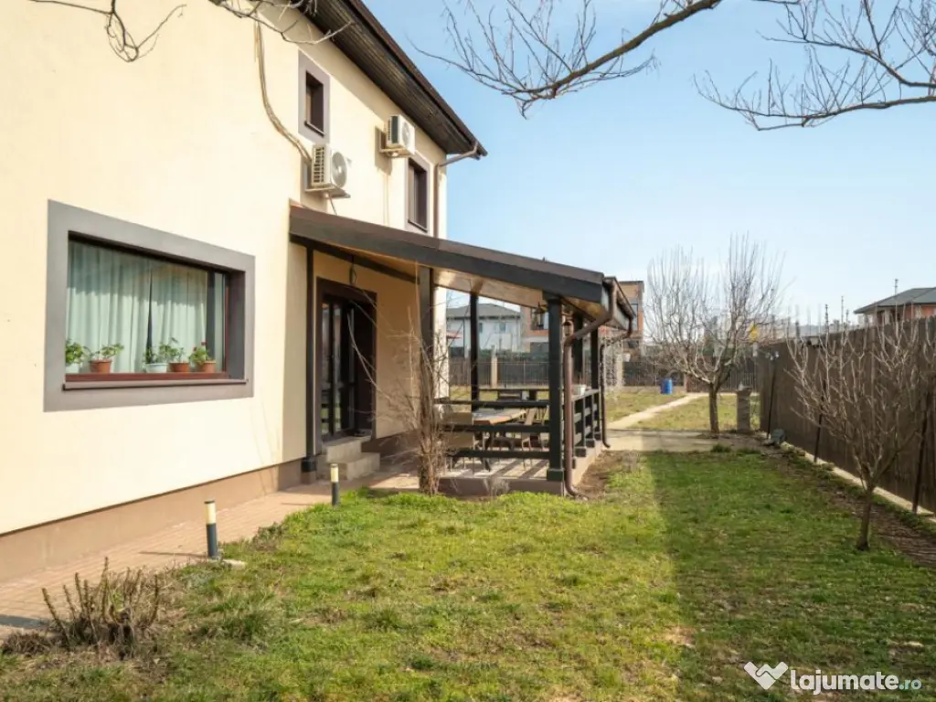 Vila de vanzare Branesti,, teren suplimentar, gata de mutar 