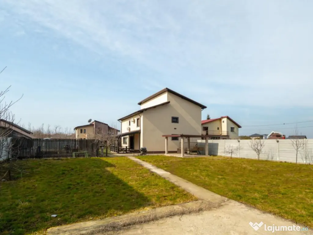 Vila de vanzare Branesti,, teren suplimentar, gata de mutar 