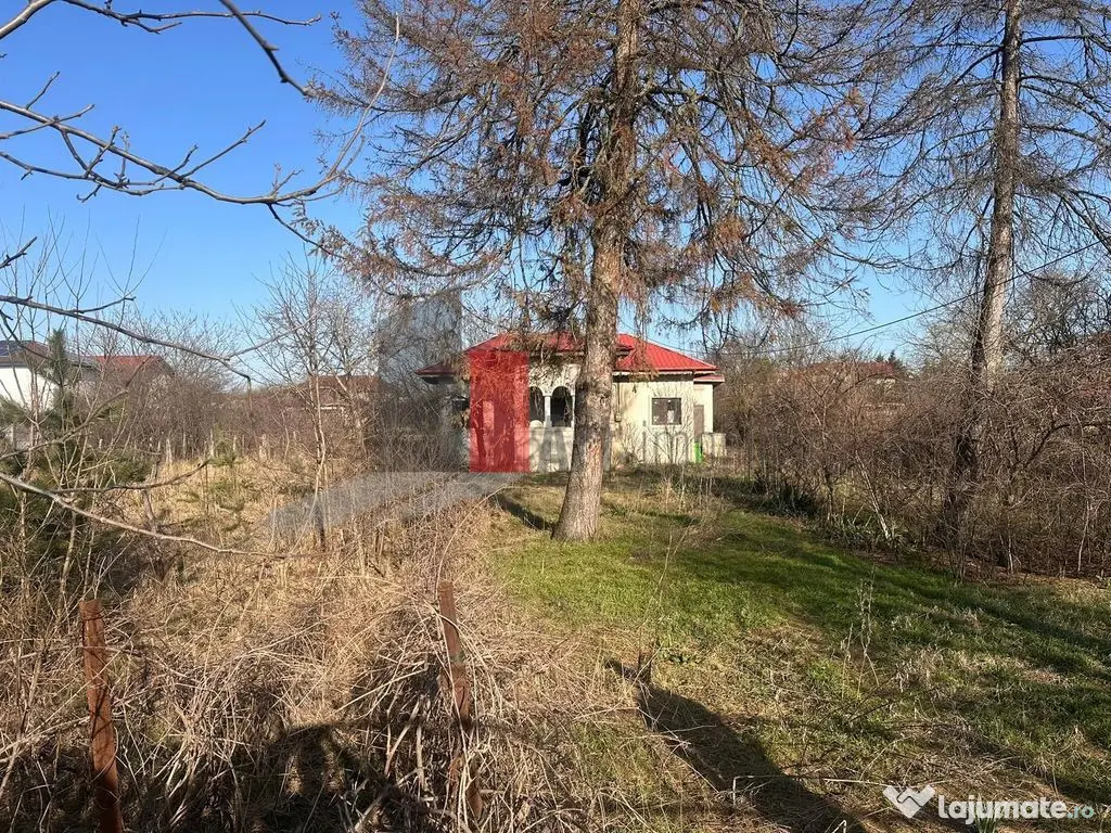 Teren 2600 mp + casa – Satul Saftica 