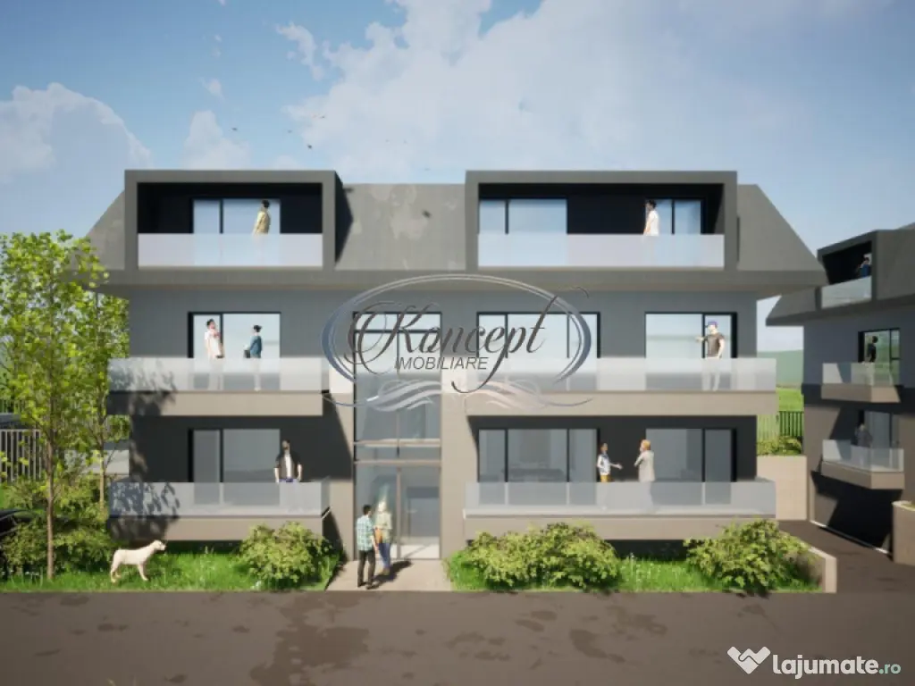 Apartament luminos in Baciu, imobil tip vila nou 