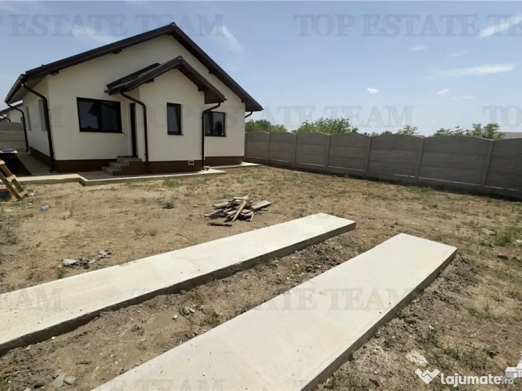 Casa individuala 3 camere pe parter, cu toate utilitatile si