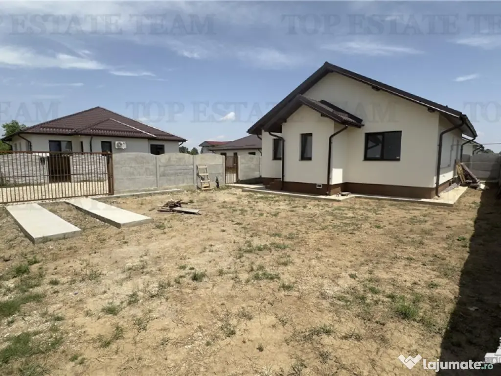 Casa individuala 3 camere pe parter, cu toate utilitatile si 