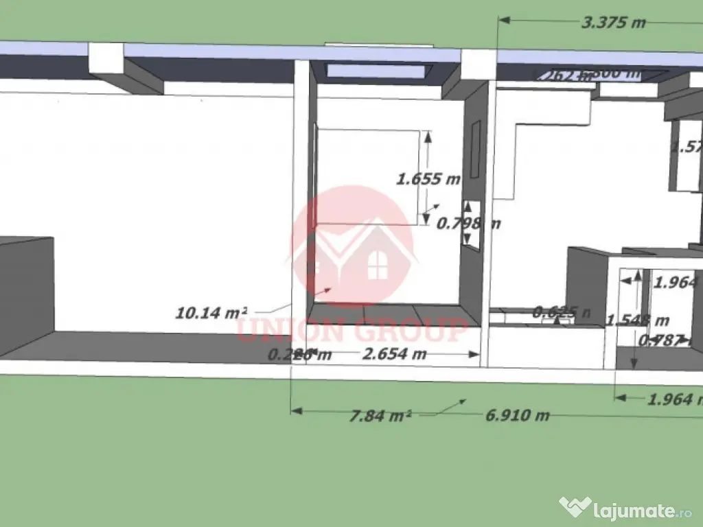 Spatiu Comercial Parter si Curte - in Constructie