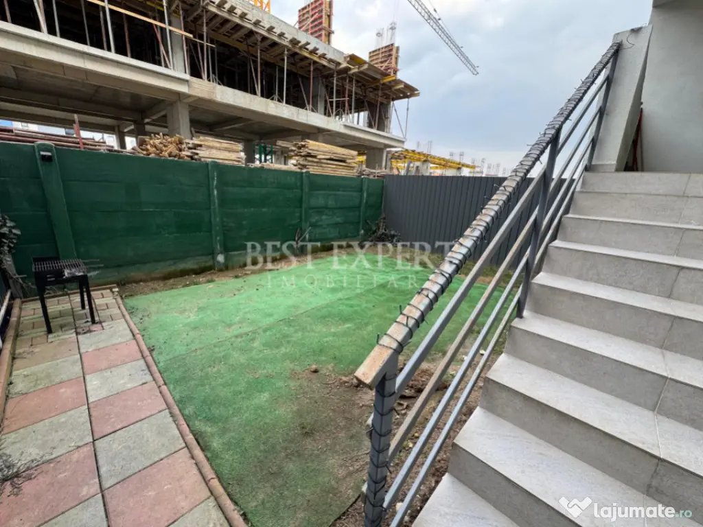 2 camere de inchiriat cu Gradina, Curte si Pacare Subterana 