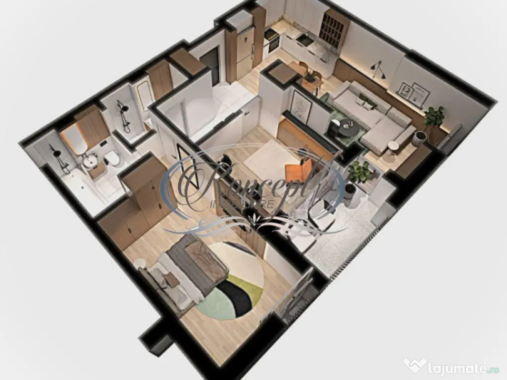 Apartament finisat modern, cu parcare, zona BMW 