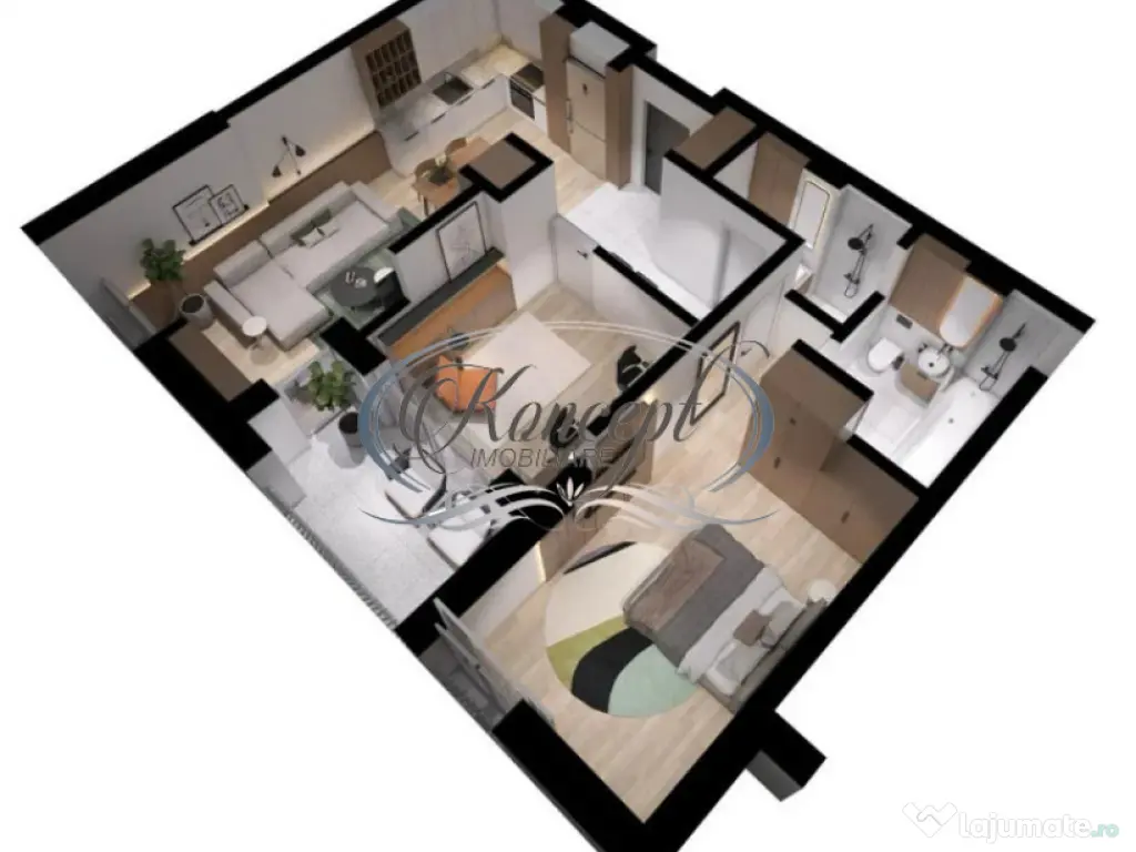 Apartament finisat modern, cu parcare, zona BMW 