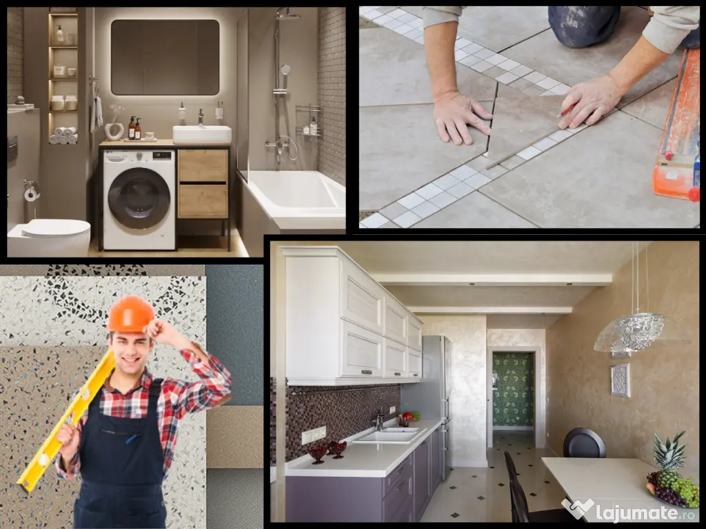 Renovări Apartamente Case | Montaj Gresie, Faianță, Zugrav, Rigips, Izolații 