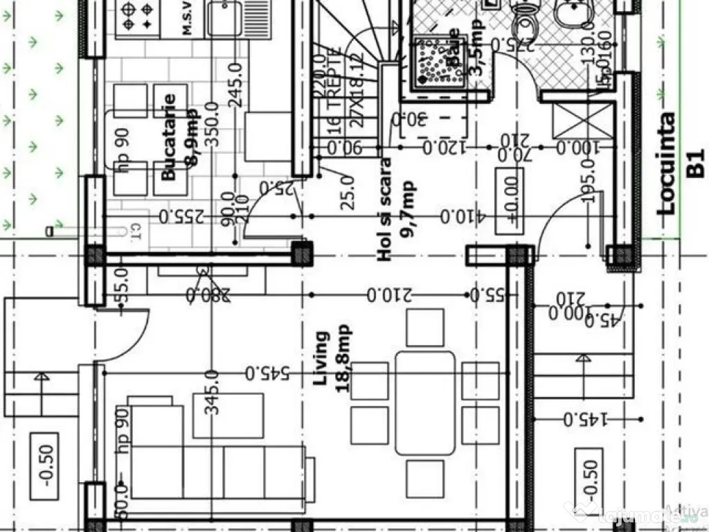 Vila la alb/4cam,2bai+parcare/centru Popesti Leordeni 