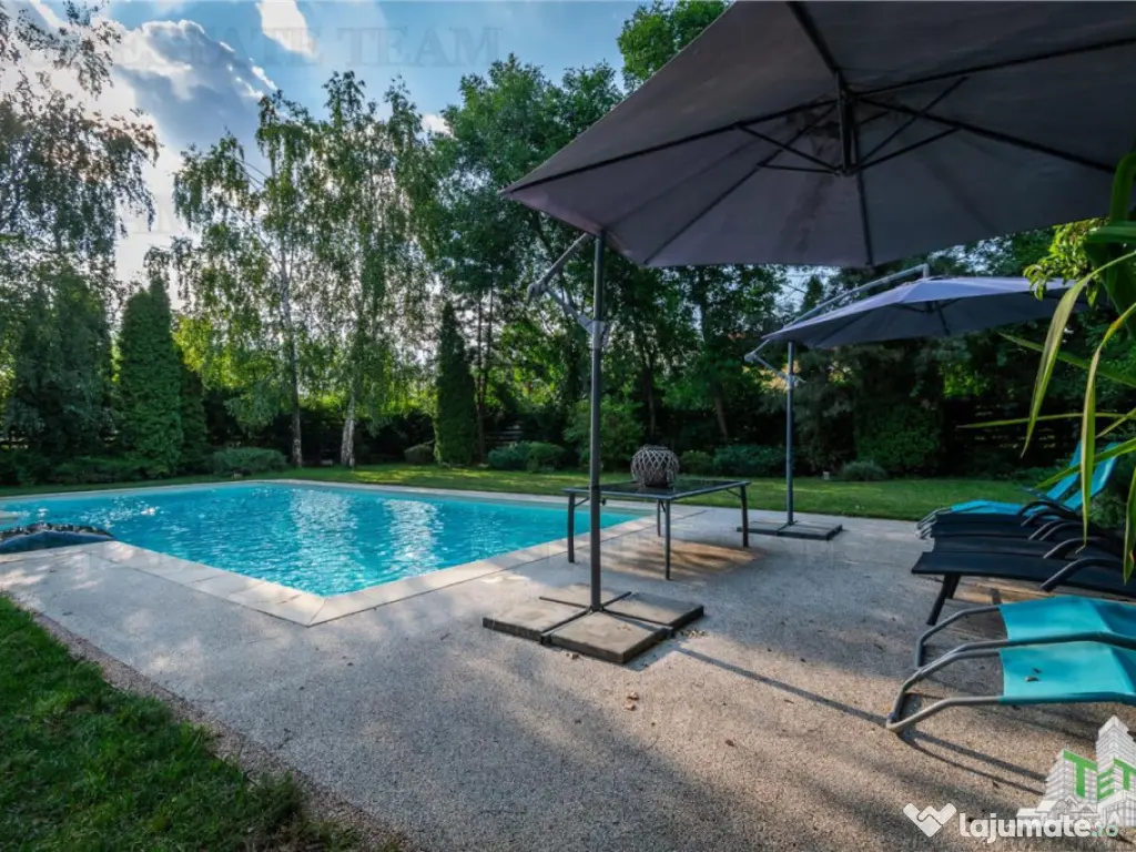 Vila premium cu 7 camere, de inchiriat cu piscina privata si 