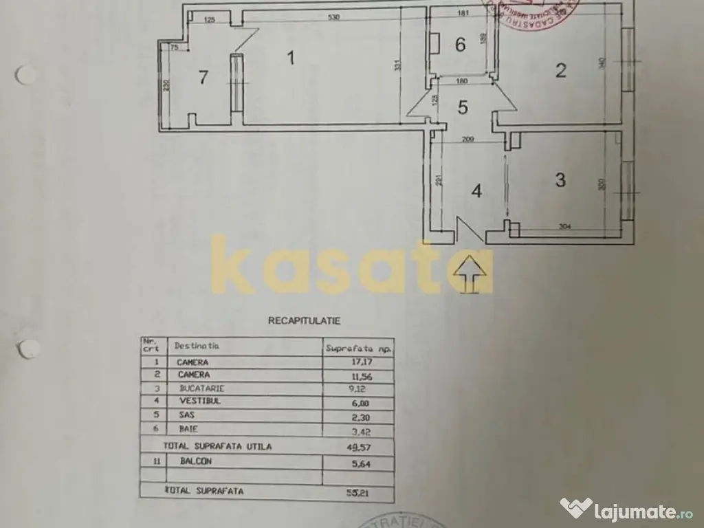 Apartament de vanzare 2 camere cal Dorobanti renovat si u... 